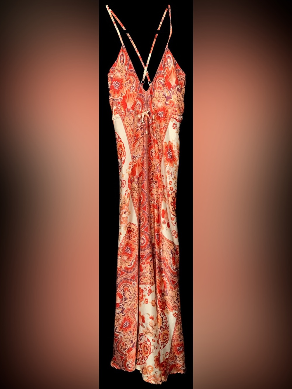 Sinequanone 100% Silk Floral Print Slip